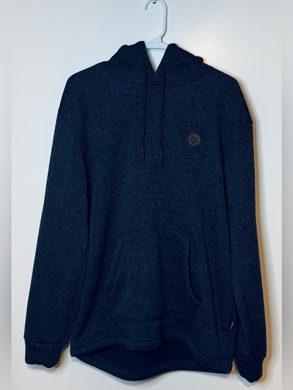 Veece Men’s Hoodie, Large, Navy Blue